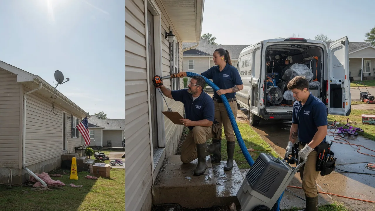 Ceiling Water Damage Restoration in Lonedell, MO near me